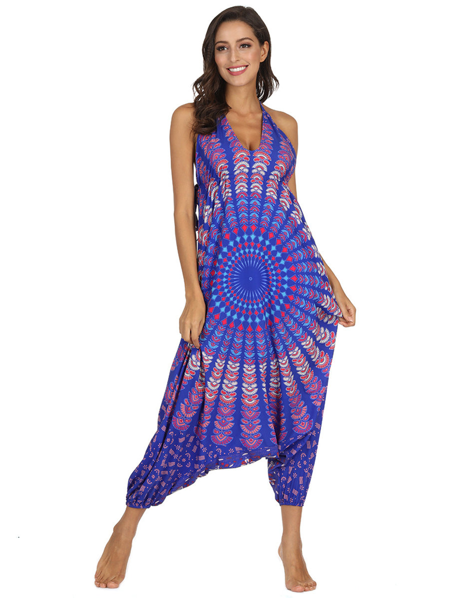 Traje de yoga estampado