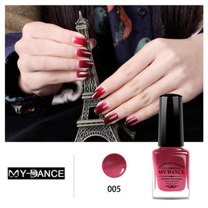 Temperature change color, toxic nail polish - Easy to peel and quick-drying, organic water-based nail polish