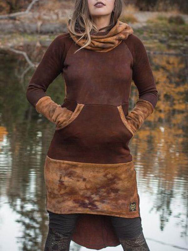 Vestido de otoño vintage art