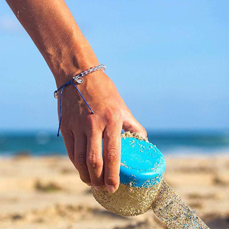 „Boho“ stiliaus karoliukų apyrankių pora