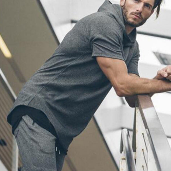 Camiseta casual y cómoda para hombre con capucha