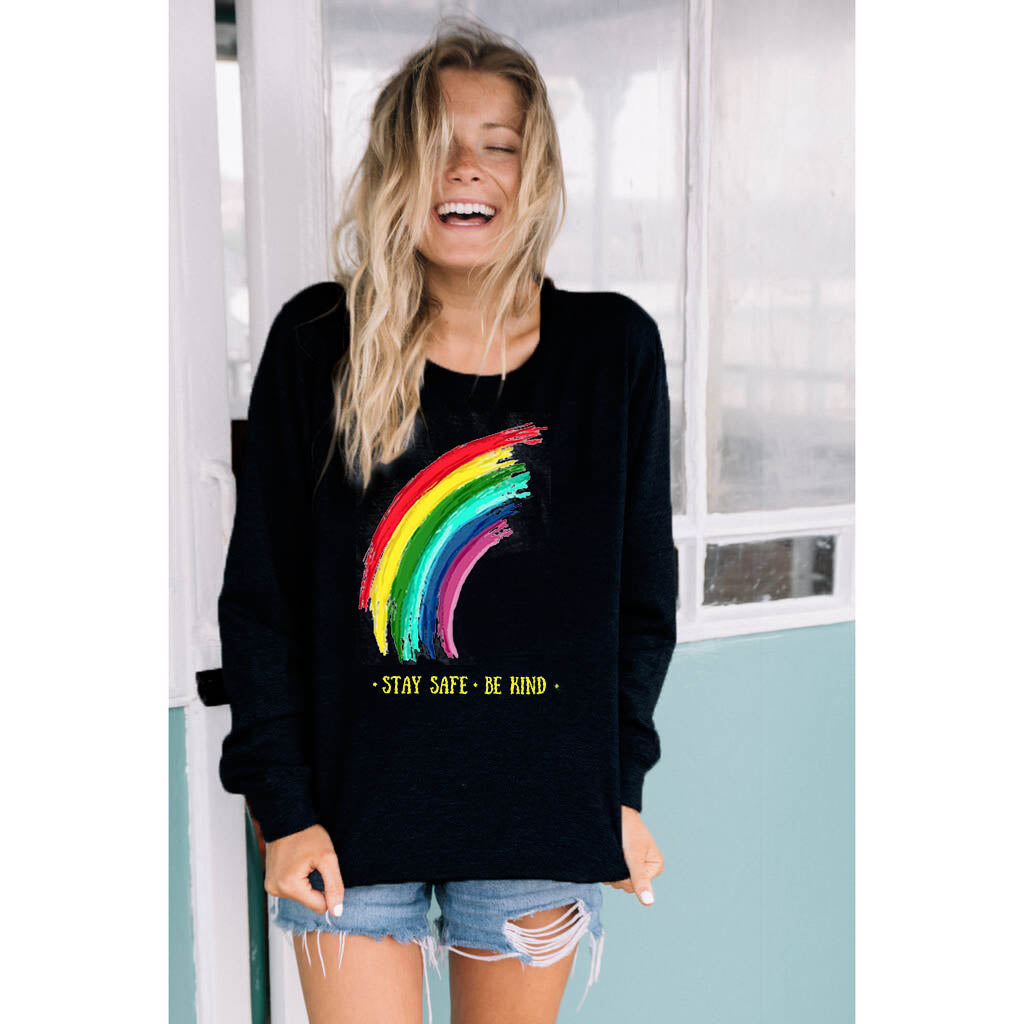 Frauen bleiben sicher Be Kind Sweatshirt