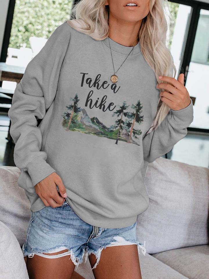 Machen Sie eine Wanderung Lustiger Wanderpullover