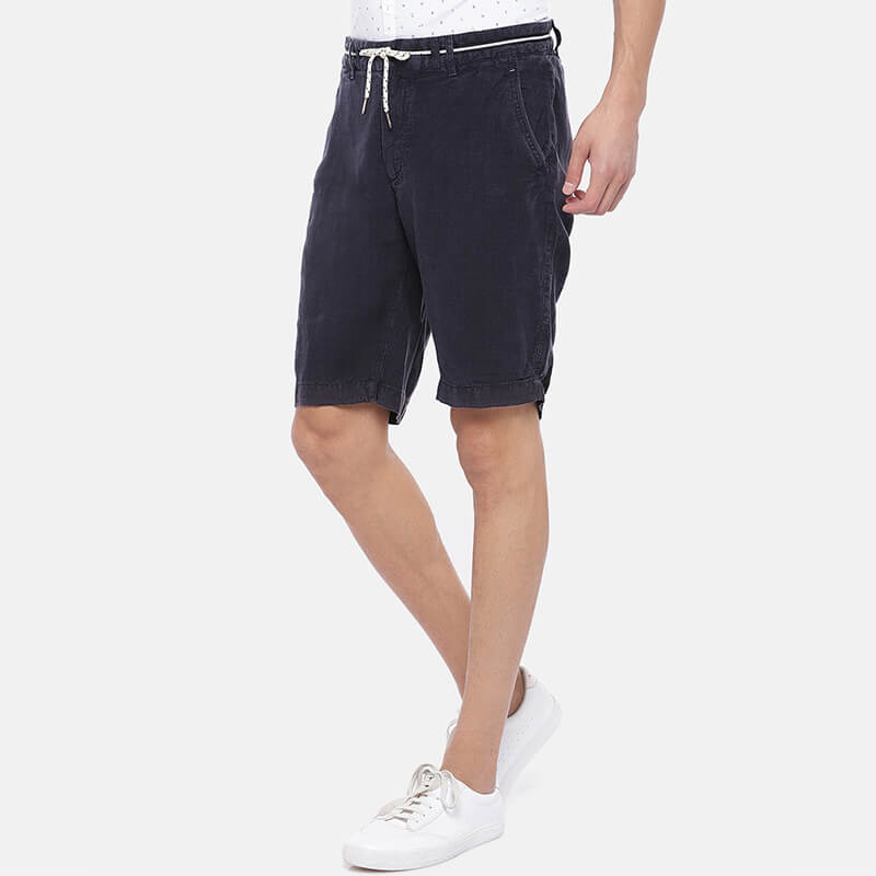 Pantalones cortos de encaje cómodos, regulares y ajustados para hombres.