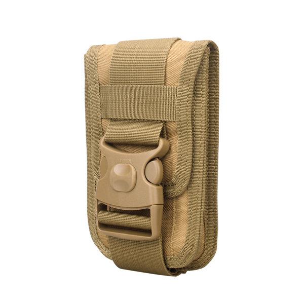 Bolsillo para monedas y tarjeta táctica para teléfono al aire libre de 6 pulgadas para hombres