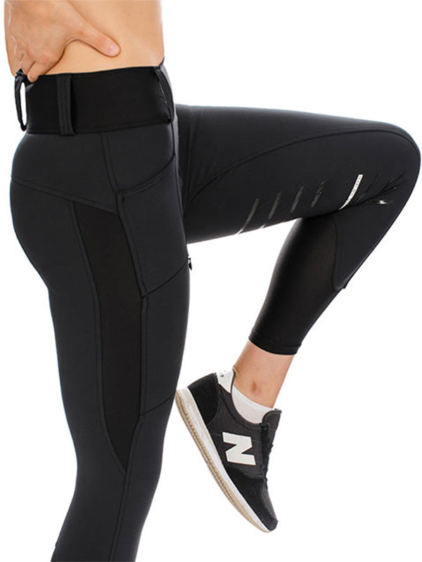 Bragas elásticas de color natural para mujer con bolsillos