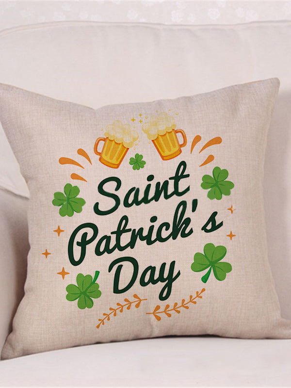 S t. Almohada con motivos del día de Patrick