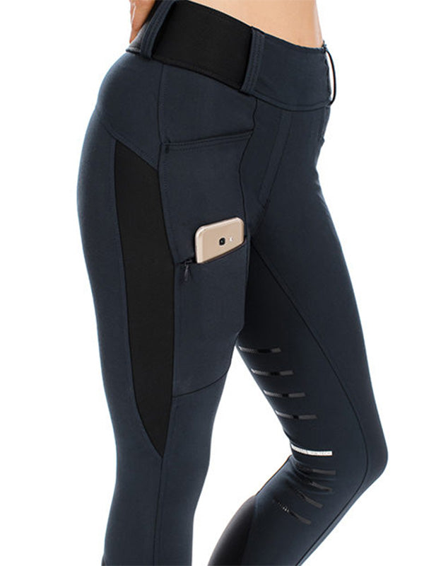 Bragas elásticas de color natural para mujer con bolsillos