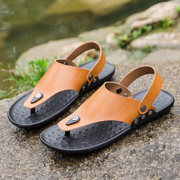 Sandalias y pantuflas antideslizantes al aire libre para hombres