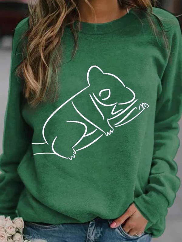 Gemütliches Koara Print Sweatshirt