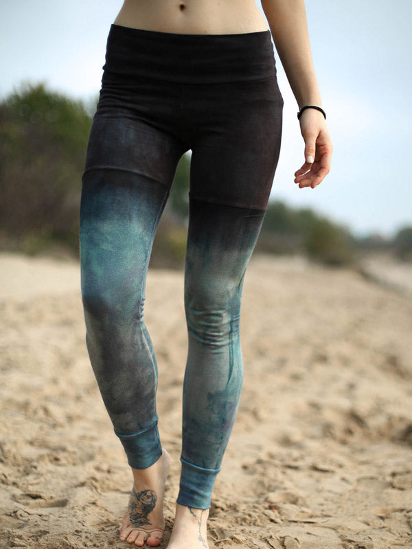 Leggings de mujer con degradado