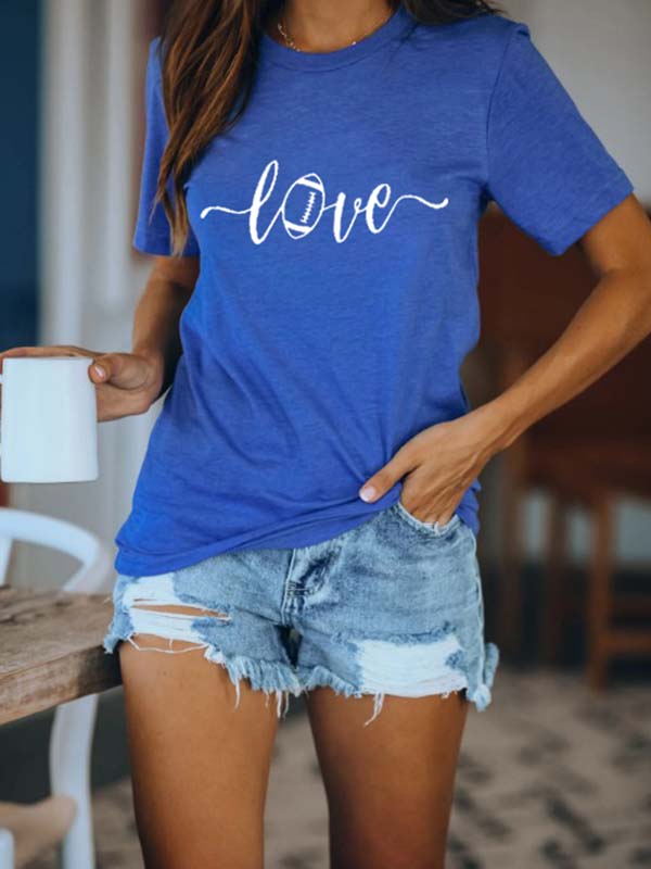 Frau Liebe gemalt T-Shirt