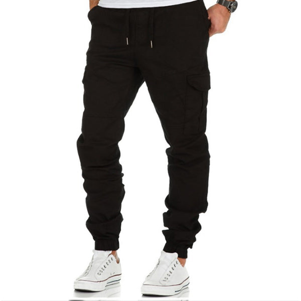 Pantalón extragrande para hombre con varios bolsillos.