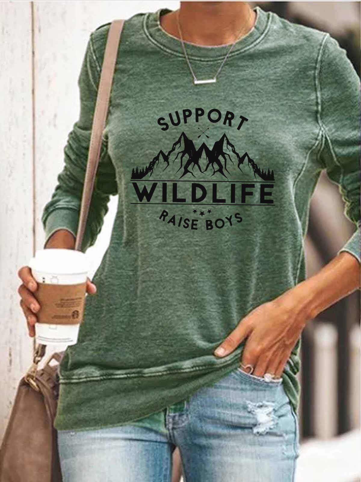 Unterstützen Sie Wildlife Raise Boys Top