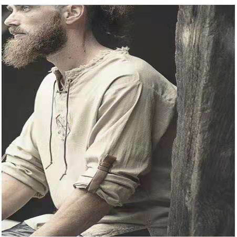 Bequemes Langarm-T-Shirt für Herren