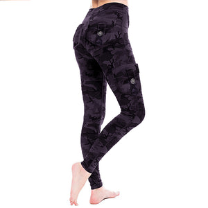 Frauen Camouflage Yoga Hose