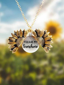 🌻 Sonnenblumenhalskette &quot;Du bist mein Sonnenschein&quot;
