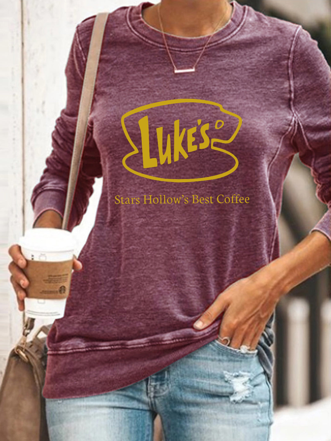 Suéter temático Frauen Luke&#39;s Diner Gilmore para niñas
