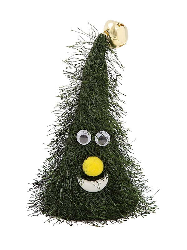 Divertido adorno navideño giratorio