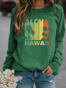3/4 sleeves Irregular cropping Car thinness Lettering Slightly stretchy business polyester Round neckline Full retro