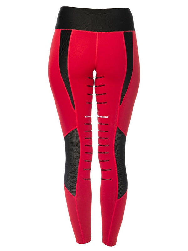 Women&#39;s solid color stretch breeches with pockets