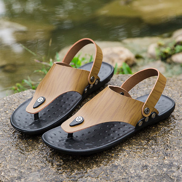 Sandalias y pantuflas antideslizantes al aire libre para hombres