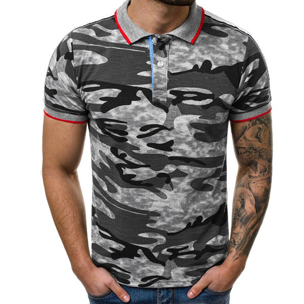 Bequemes Camouflage-T-Shirt für Herren