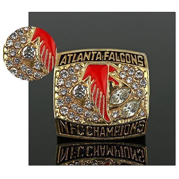 NFC 2016 Atlanta Falcons Championship Ring Holzkiste