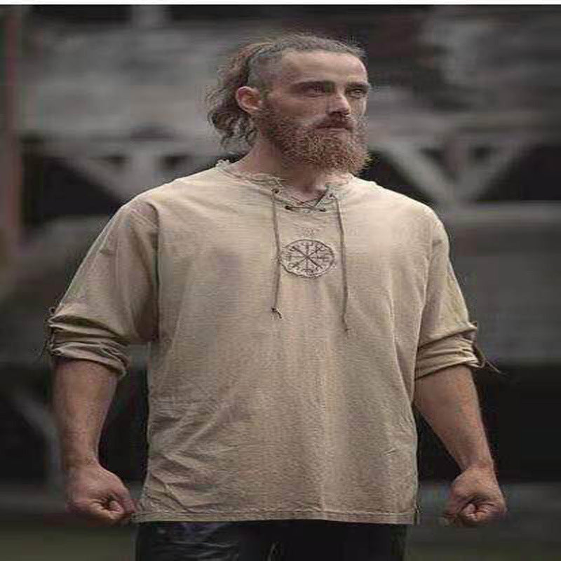 Bequemes Langarm-T-Shirt für Herren