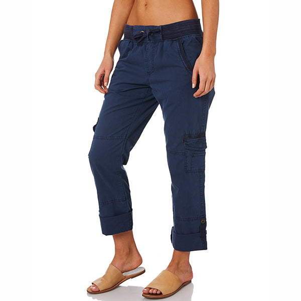 Bolsillos caqui para mujer &quot;pantalones capri&quot; pantalones cargo