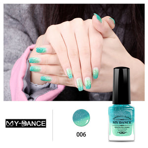 Temperature change color, toxic nail polish - Easy to peel and quick-drying, organic water-based nail polish