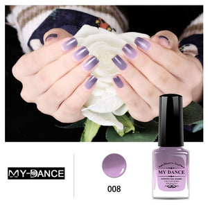 Temperature change color, toxic nail polish - Easy to peel and quick-drying, organic water-based nail polish