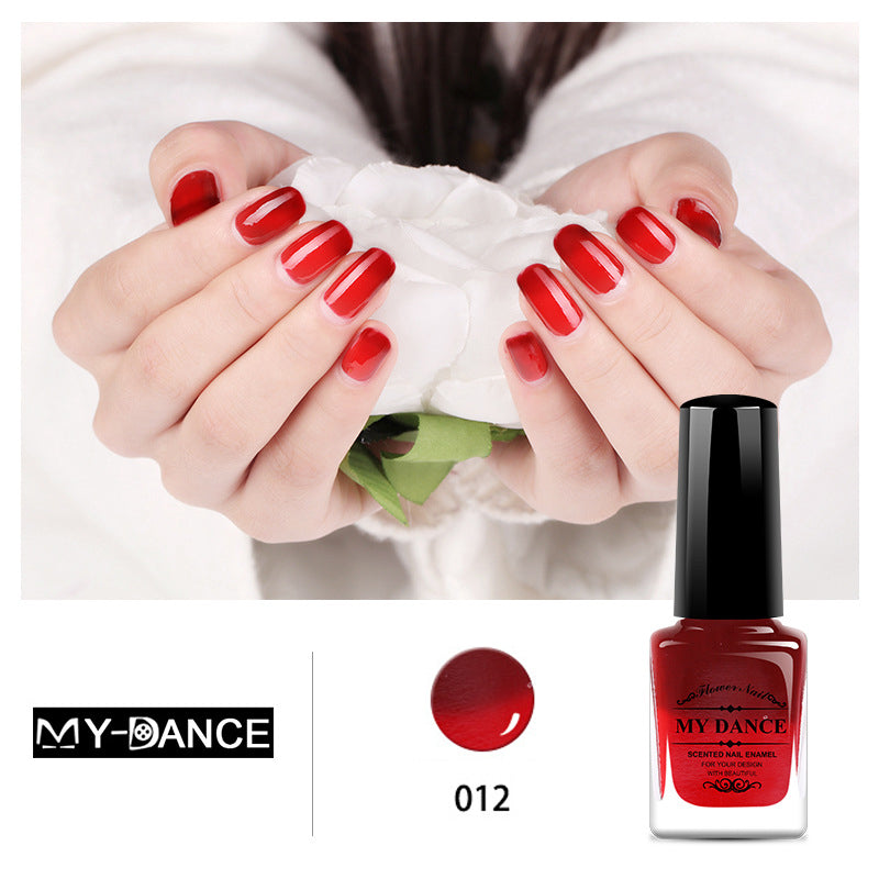 Temperature change color, toxic nail polish - Easy to peel and quick-drying, organic water-based nail polish