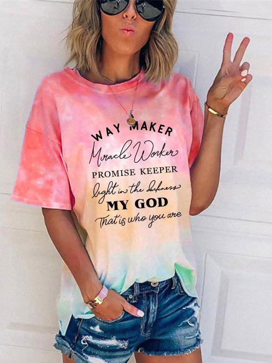 Way Maker Lyrics Faiths Langarm-Kurzarm-T-Shirt