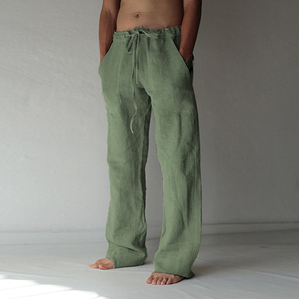 Pantalones casuales de cannabis de talla grande para hombre