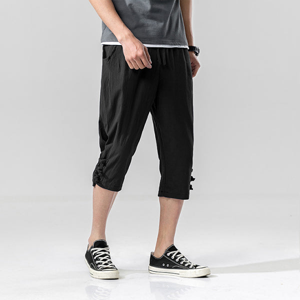 Pantalones cortos sueltos japoneses para hombres
