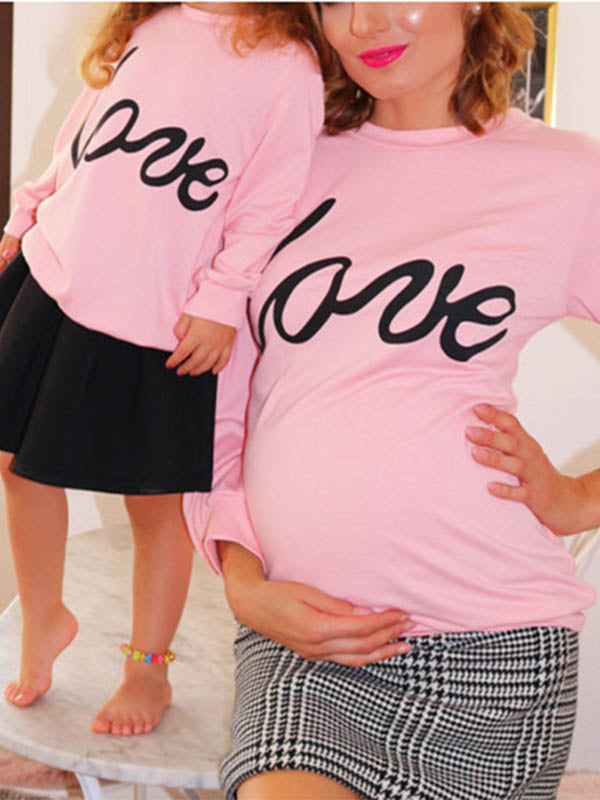 Jersey con la inscripción AMOR para padre-hijo