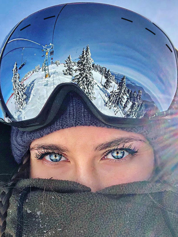 【Final Year End Sale】 Doppelschichtige Anti-Fog- und Anti-UV-Skibrille ohne Rand