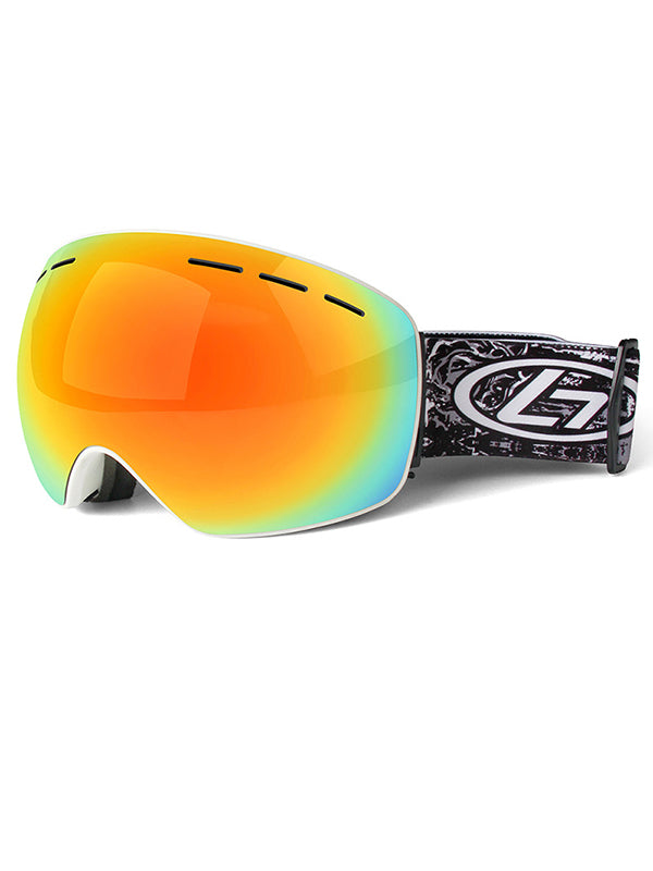 【Final Year End Sale】 Doppelschichtige Anti-Fog- und Anti-UV-Skibrille ohne Rand