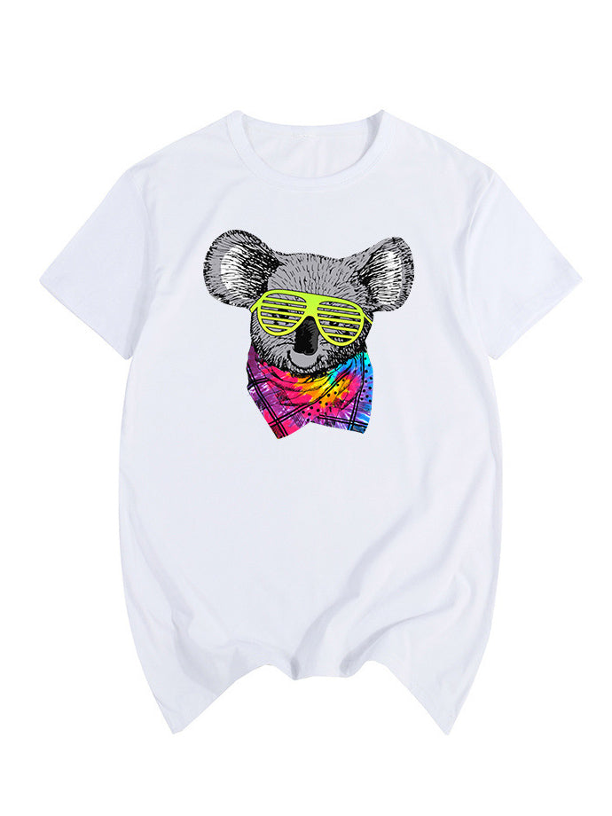 Camiseta de mujer con estampado de koala