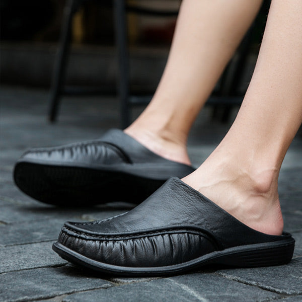 Herrenmode Römische Lederpantoffeln