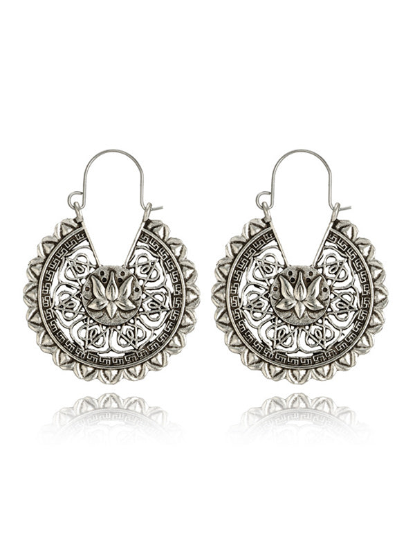 Pendientes Lotus Cutout para mujer