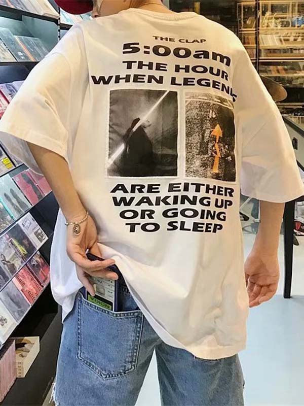 Camiseta unisex con estampado creativo