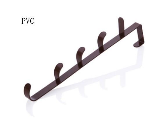 Hogar sin costuras estantes de almacenamiento de cocina sin clavos colgantes de hierro forjado gabinete gancho organizador de cocina ZP01261501