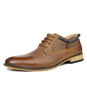 Zapatos de cuero para hombres de negocios