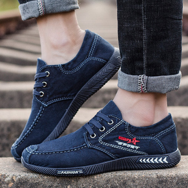 Zapatos casuales de lona para hombre