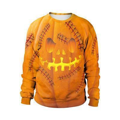 Suéter de calabaza de Halloween