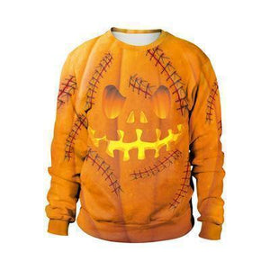 Suéter de calabaza de Halloween