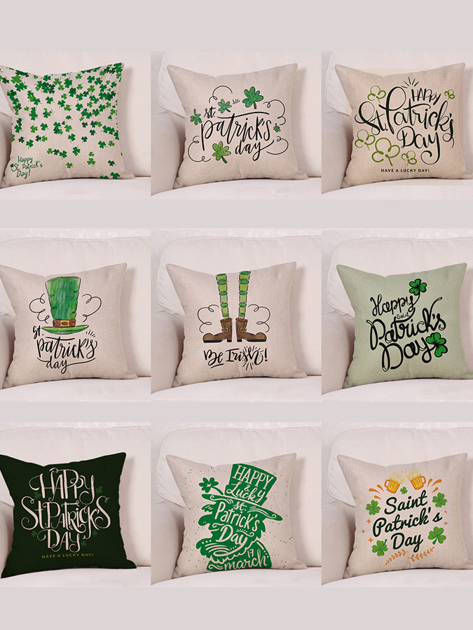 S t. Almohada con motivos del día de Patrick