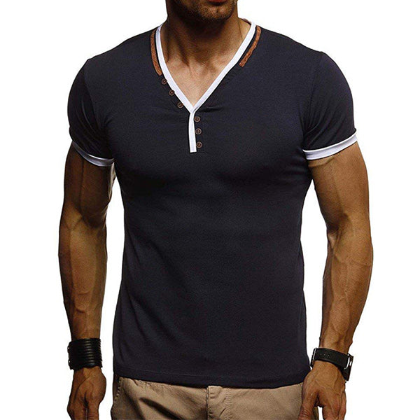 Camiseta cómoda con fondo estrecho para hombre.